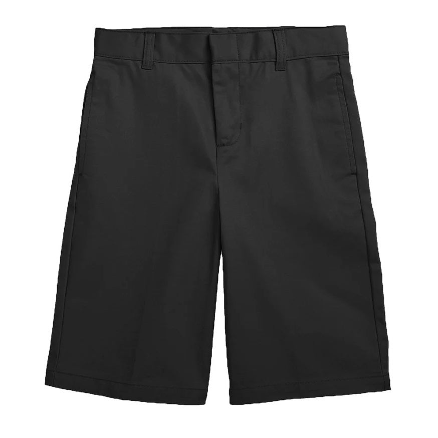 24 Pack Boys School Uniform Flat Front Shorts - Navy-Wholesale School Uniforms