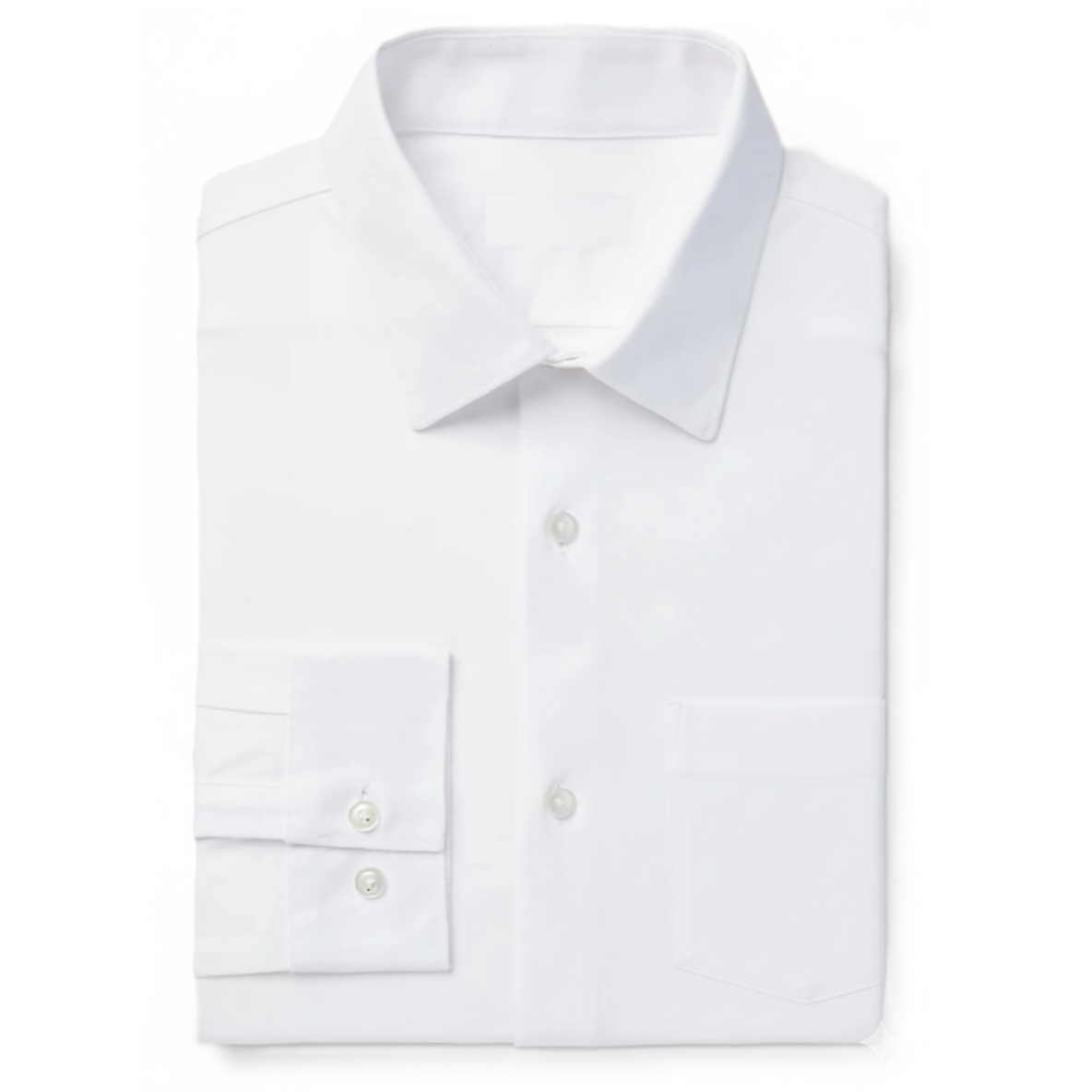 24 Pack Men's Long Sleeve Stretch Dress Shirt in White