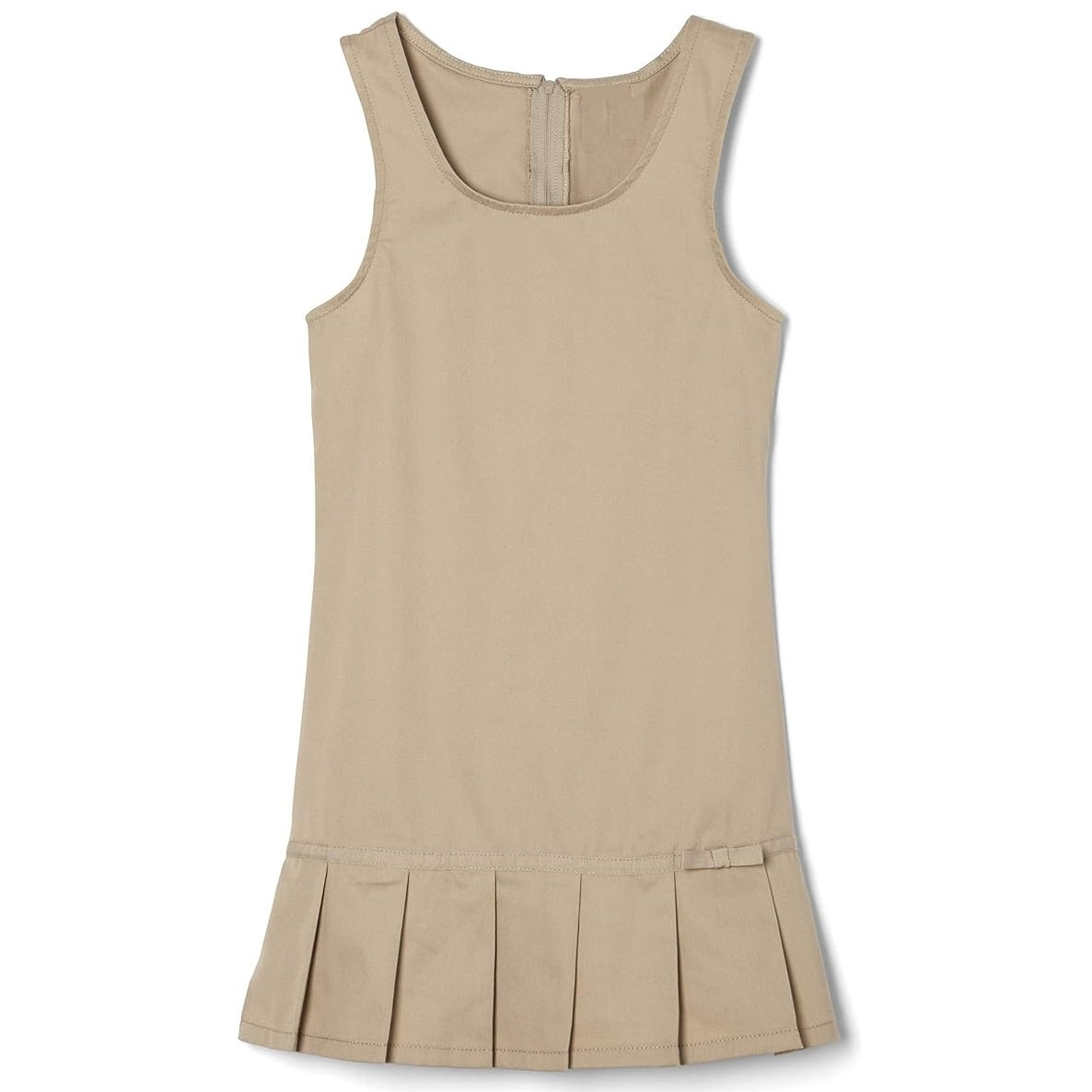 beige uniform dress Shirt dress with pockets and belt