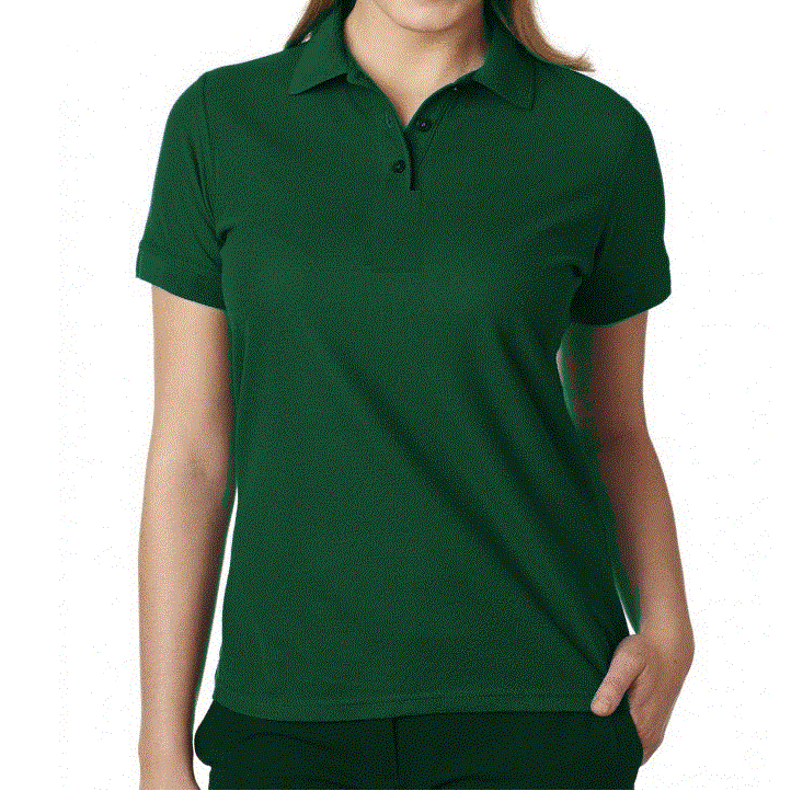 36 Pack Young Women's Short Sleeve School Uniform Polo Shirt - Navy - Wholesale School Uniforms