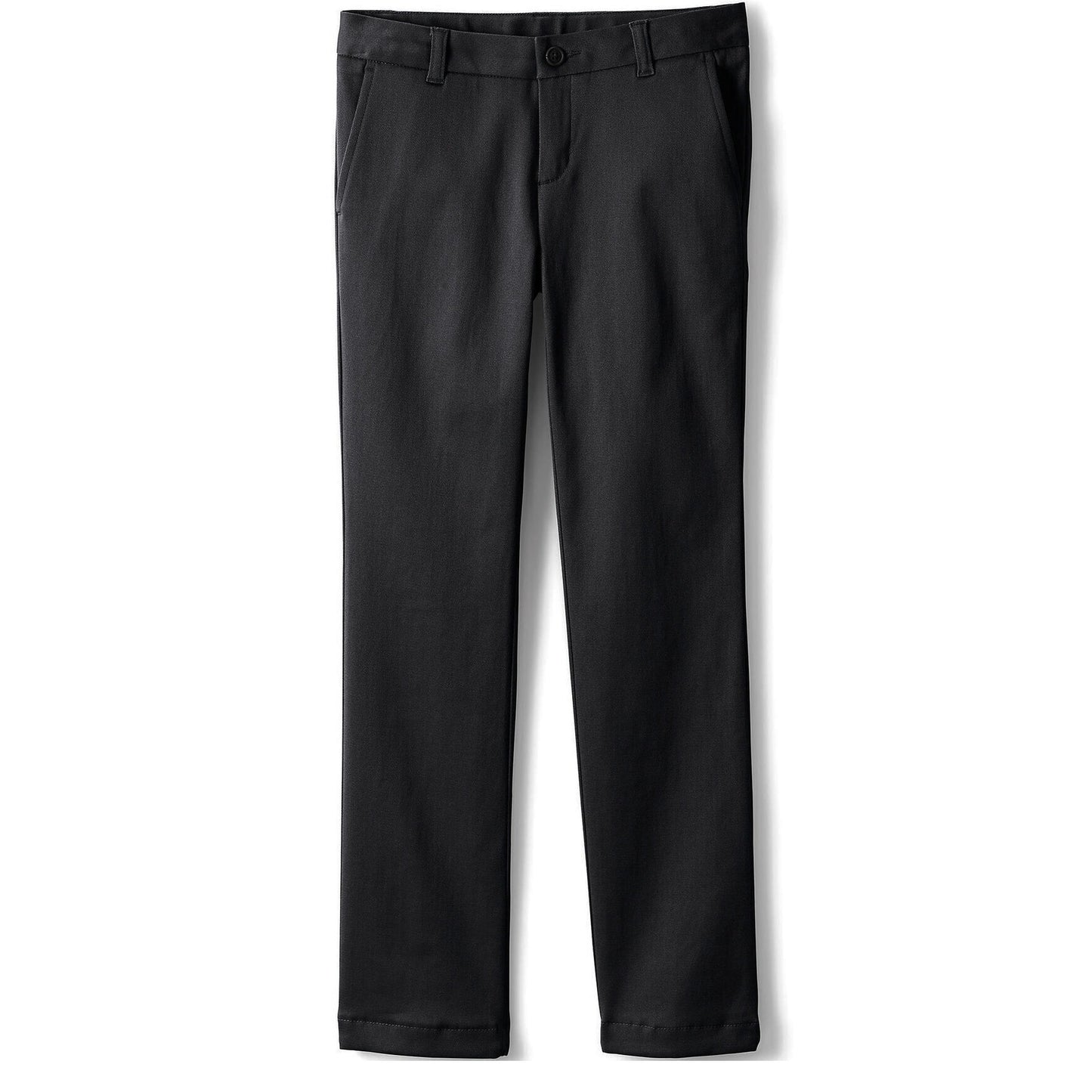 24 Pack Young Women's Straight Leg School Uniform Pants - Khaki-Wholesale School Uniforms
