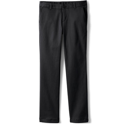 24 Pack Young Women's Straight Leg School Uniform Pants - Khaki-Wholesale School Uniforms