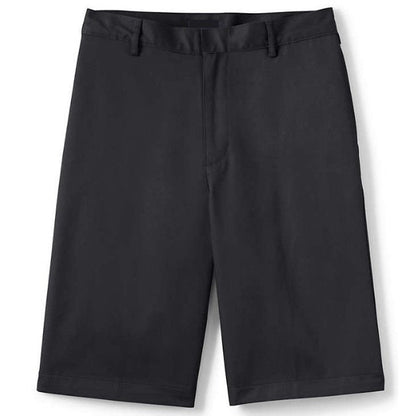 24 Pack Men's Flat Front School Uniform Shorts - Navy-Wholesale School Uniforms