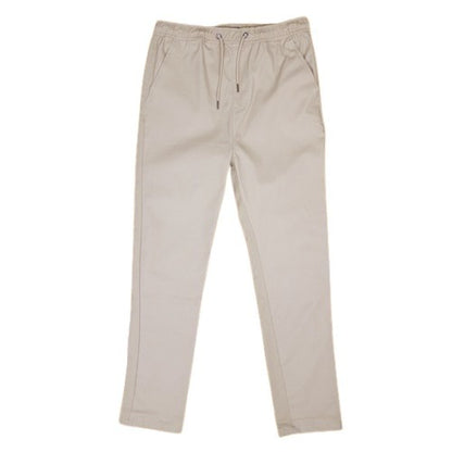 24 Pack Girls Stretch Drawstring School Uniform Pants - Khaki