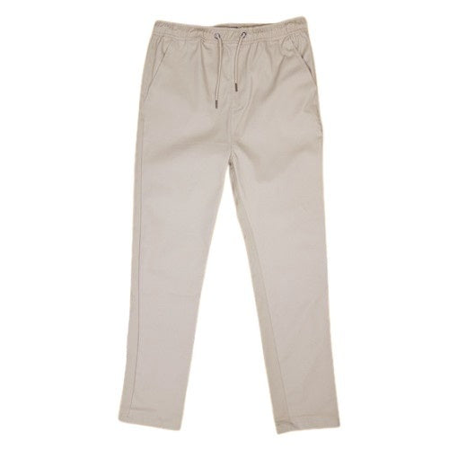 24 Pack Girls Stretch Drawstring School Uniform Pants - Khaki