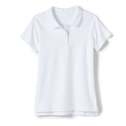 36 Pack Girls Short Sleeve School Uniform Polo Shirt - Light Blue-Wholesale School Uniforms