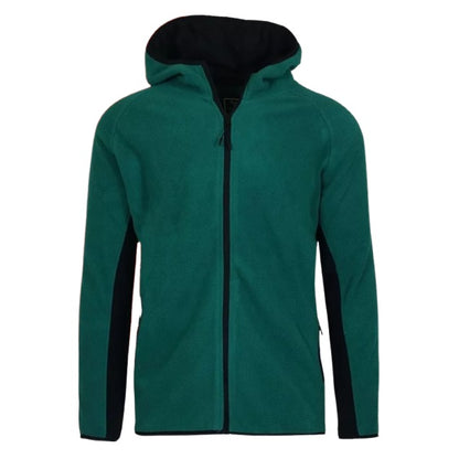 24 Pack Adult Size Full Zip Polar Fleece Zip Hoodie - Charcoal