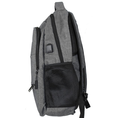 24 Pack Tech Backpack in Grey-Wholesale School Uniforms