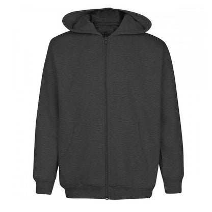 24 Pack Boys Hooded Full Zip Up Sweatshirt - Red-Wholesale School Uniforms