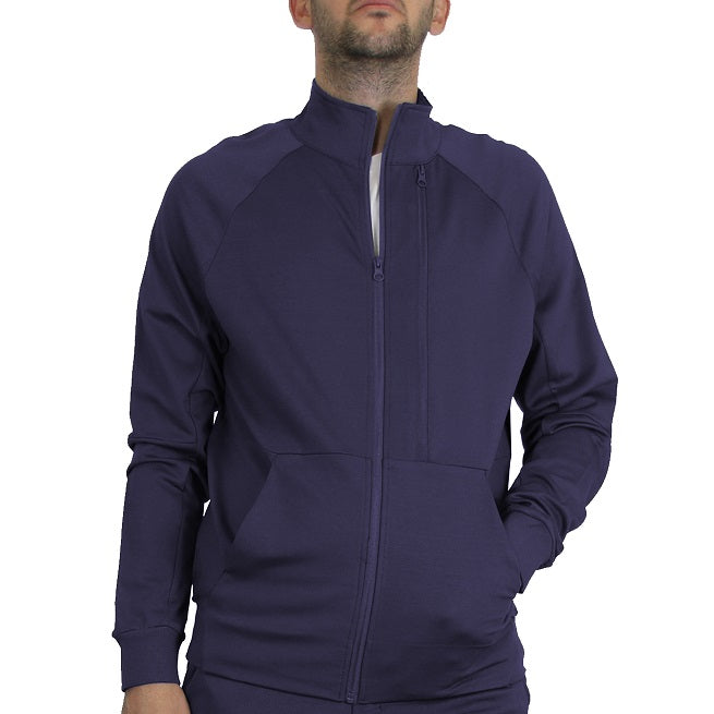 24 Pack Adult Size Full Zip Track Jacket - Grey-Wholesale School Uniforms
