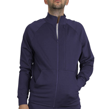 24 Pack Adult Size Full Zip Track Jacket - Grey-Wholesale School Uniforms