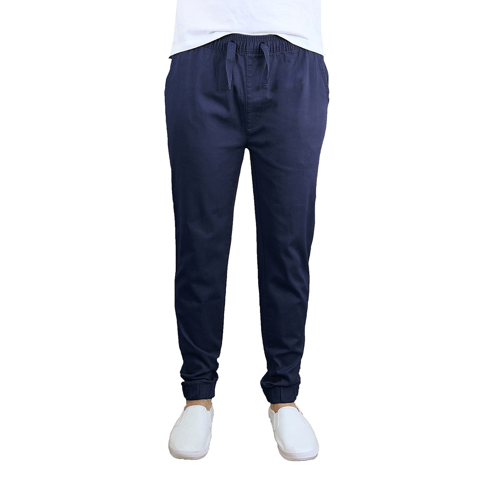 24 Pack Boy's Drawstring Jogger Pants in Black-Wholesale School Uniforms