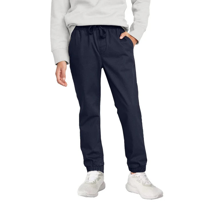 Wholesale Unisex Super Stretch Drawstring Jogger School Pants in Navy ...