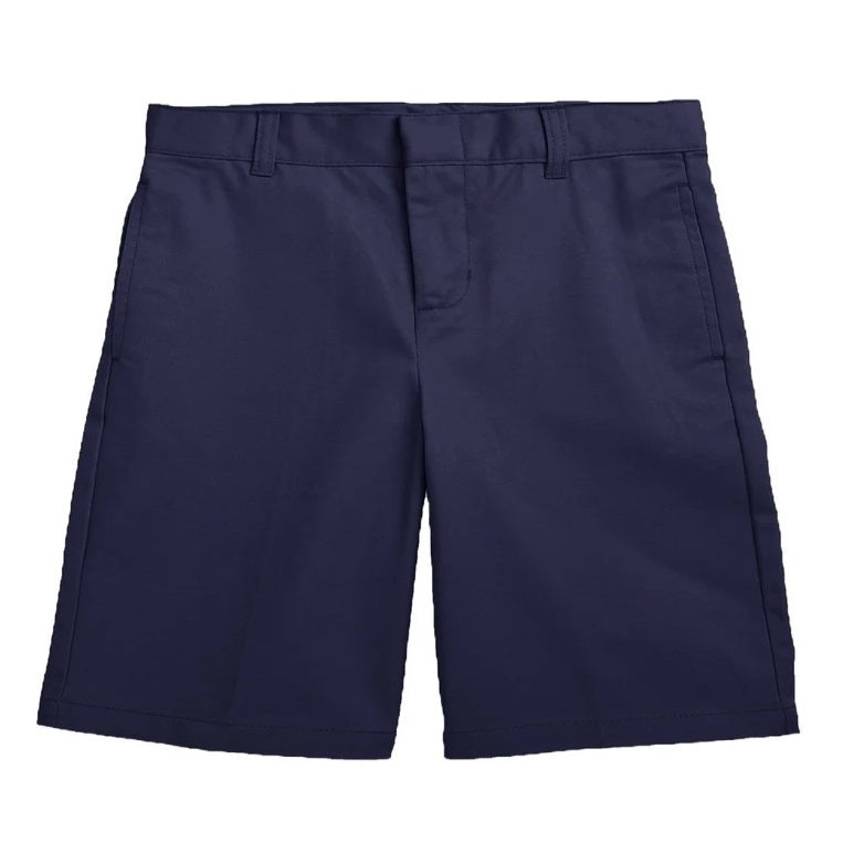 24 Pack Toddler School Uniform Flat Front Shorts - Khaki-Wholesale School Uniforms