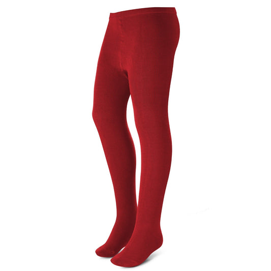 60 Pack Youth Girl's Flat Tights in Red-Wholesale School Uniforms