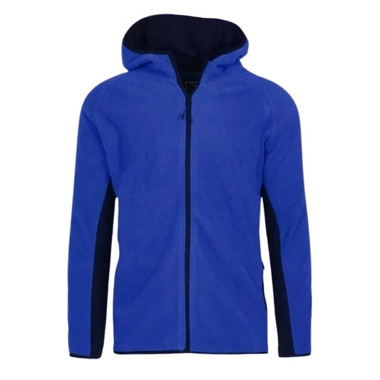 24 Pack Adult Size Full Zip Polar Fleece Zip Hoodie - Royal Blue