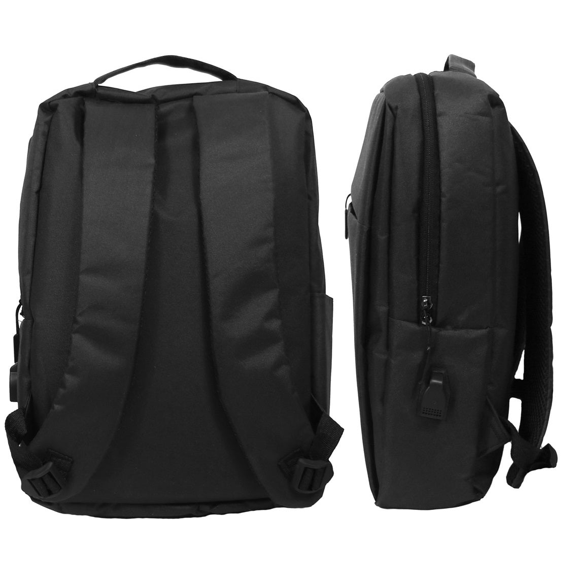 24 Pack Slim Backpack in Black-Wholesale School Uniforms