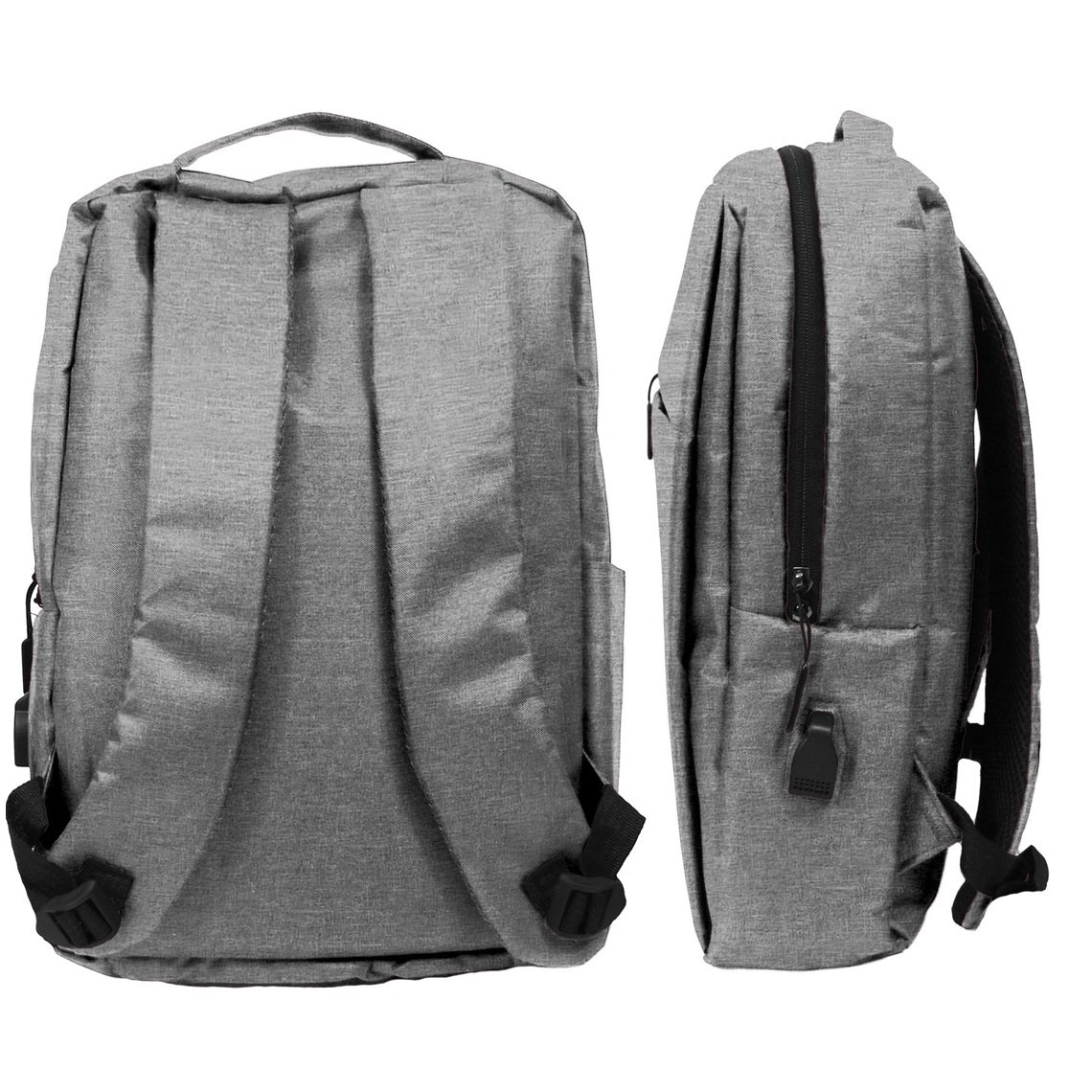 24 Pack Slim Backpack in Grey-Wholesale School Uniforms