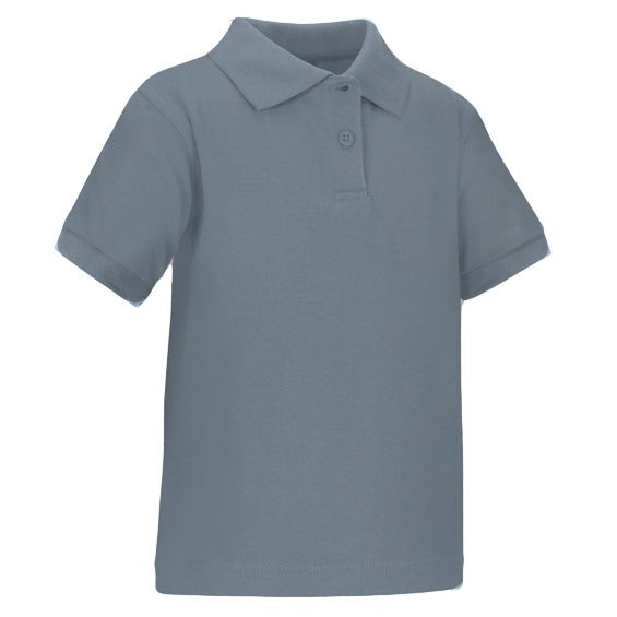 36 Pack Toddler Short Sleeve School Uniform Polo Shirt - Black-Wholesale School Uniforms