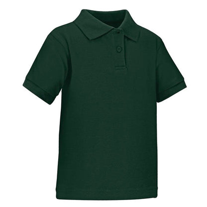 36 Pack Toddler Short Sleeve School Uniform Polo Shirt - Orange-Wholesale School Uniforms