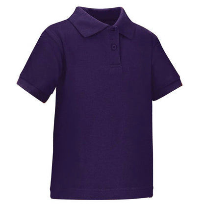 36 Pack Toddler Short Sleeve School Uniform Polo Shirt - White-Wholesale School Uniforms