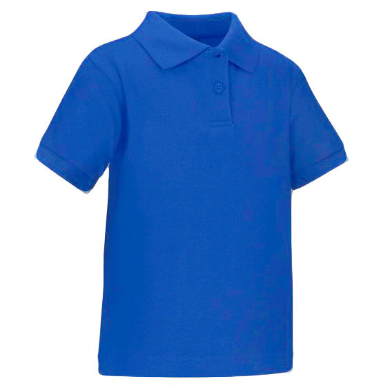 36 Pack Toddler Short Sleeve School Uniform Polo Shirt - Yellow-Wholesale School Uniforms
