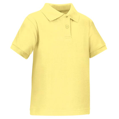 36 Pack Toddler Short Sleeve School Uniform Polo Shirt - Orange-Wholesale School Uniforms