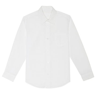 36 Pack Boys School Uniform Long Sleeve Dress Shirt - Light Blue-Wholesale School Uniforms