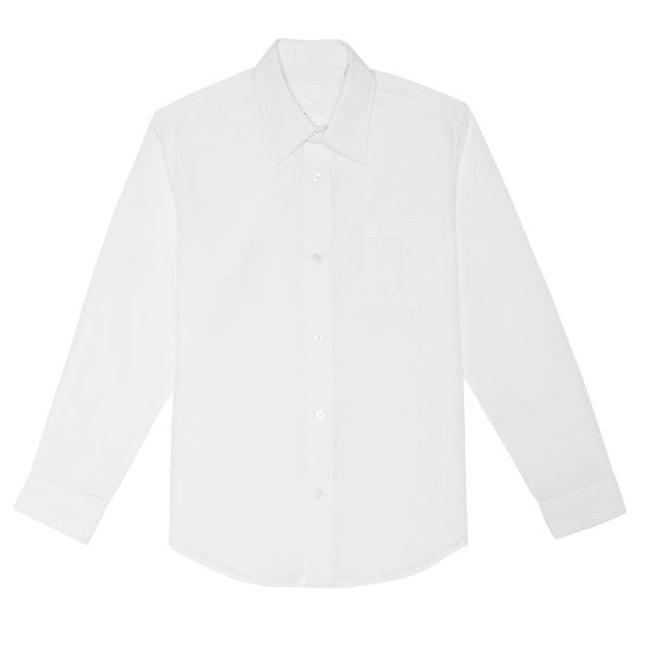 36 Pack Boys School Uniform Long Sleeve Dress Shirt - Yellow-Wholesale School Uniforms
