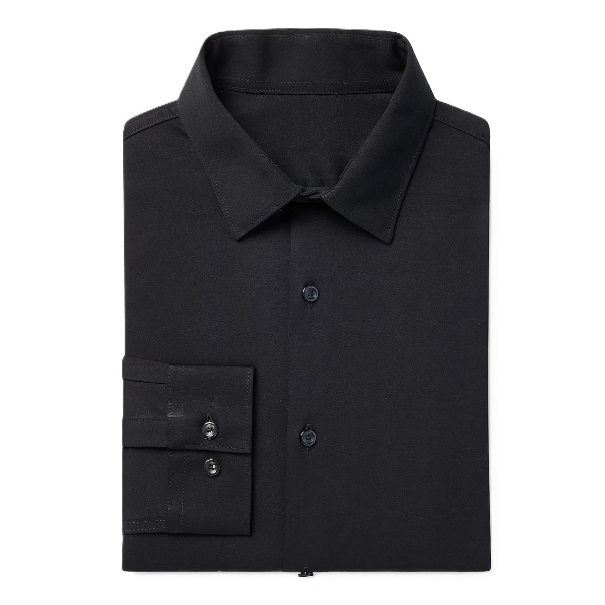 24 Pack Men's Long Sleeve Stretch Dress Shirt in White