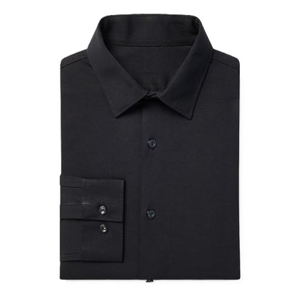 24 Pack Men's Long Sleeve Stretch Dress Shirt in White