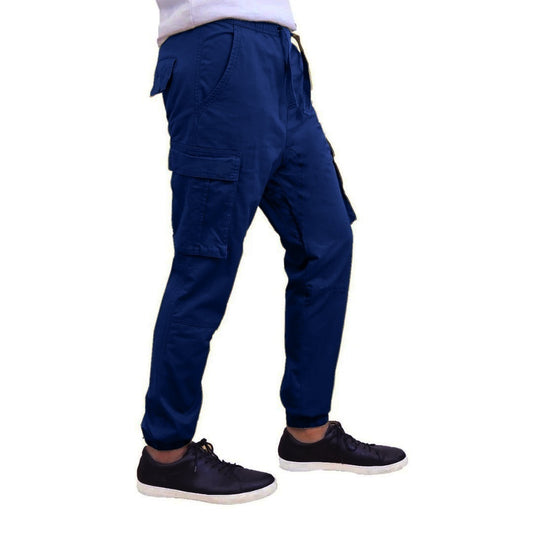 24 Pack Boy's Super Stretch Cargo Jogger Pants in Navy