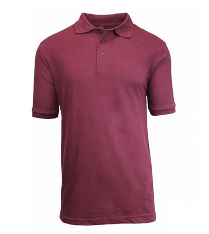 36 Pack Boys Short Sleeve School Uniform Polo Shirt in Hunter Green-Wholesale School Uniforms
