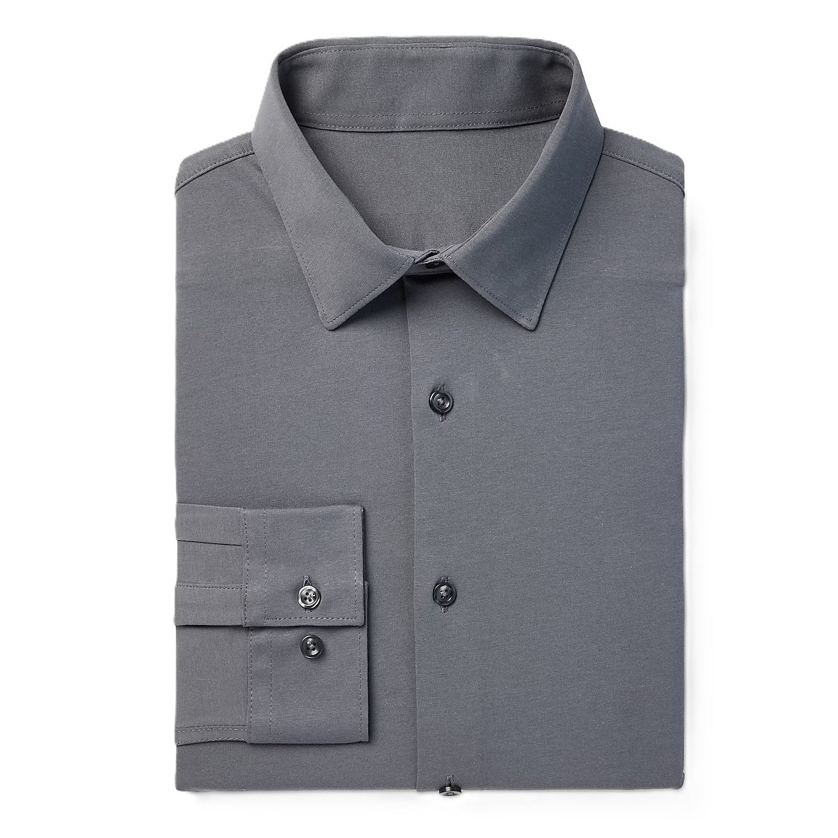 24 Pack Men's Long Sleeve Stretch Dress Shirt in White