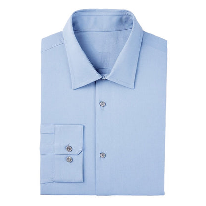 24 Pack Men's Long Sleeve Stretch Dress Shirt in White