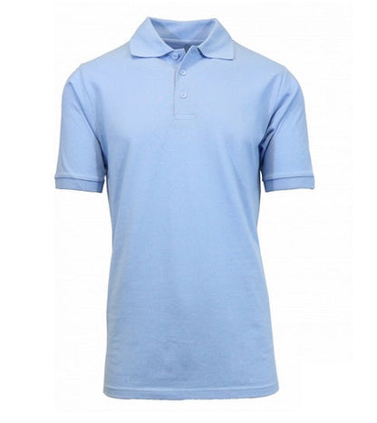 36 Pack Boys Short Sleeve School Uniform Polo Shirt in Teal-Wholesale School Uniforms