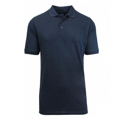 36 Pack Men's Short Sleeve School Uniform Polo Shirt - Burgundy-Wholesale School Uniforms