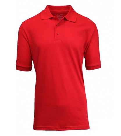 36 Pack Boys Short Sleeve School Uniform Polo Shirt in White-Wholesale School Uniforms